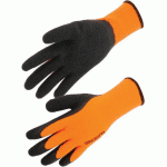 GANTS DE MANUTENTION LATEX CRÊPÉ SUPPORT ACRYLIQUE JAUGE 10 T10 DOS AÉRÉ - SINGER SAFETY