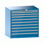 LISTA - ARMOIRE À TIROIRS (HXLXP) 100 X 102,3 X 72,5 CM KEY LOCK R5012