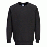 LOT DE 2 - PORTWEST B300 SWEATSHIRT ROMA NOIR - TAILLE 5XL