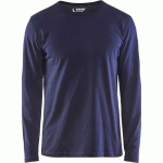 T-SHIRT MANCHES LONGUES MARINE TAILLE M - 350010428800M - BLAKLADER