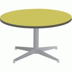 TABLE BASSE TAMARIS PL.VERT ANIS/ARGILE PIET.ARGENT/ARGENT