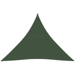 VIDAXL - VOILE D'OMBRAGE 160 G/M VERT FONC� 3,6X3,6X3,6 M PEHD