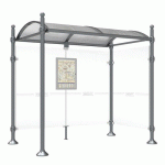 ABRI BUS PROVINCE 2.50 M 1 BARDAGE LAT. BOULE GRIS PROCITY - PROCITY