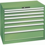 ARMOIRE 7 TIROIRS 1023X725X850MM-CAPACITÉ 200KG-VERT - LISTA