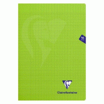 CAHIER PIQUÉ CLAIREFONTAINE MIMESYS A4 - 21 X 29,7 CM GRANDS CARREAUX 96 PAGES VERT