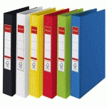 CLASSEUR 4 ANNEAUX VIVIDA - DOS 6 CM - POLYPROPYLENE - COLORIS ASSORTIS - LOT DE 24