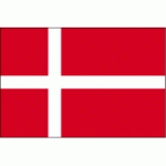 DRAPEAU DANEMARK : DIMENSIONS - 150 X 225 CM