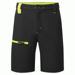 LOT DE 2 - PORTWEST CD882 BERMUDA WX2 ECO-CONÇU STRETCH NOIR/JAUNE - TAILLE 40