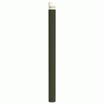 POTELET VITYL PMR TÊTE GORGES MÉT HT 1.20M Ø102MM OLIVE 6003 - BUTON DESIGN