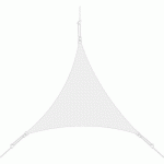 VOILE D'OMBRAGE TRIANGLE 5X5X5M - BLANC