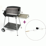 BARBECUE HORIZONTAL ET VERTICAL EXCEL GRILL DUO + TOURNEBROCHE