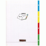 CAHIER 4 INDEX 8000 POLYPRO, 240 X 320 MM - LOT DE 4