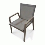 FAUTEUIL DE JARDIN EMPILABLE FLORIDE QUARTZ - DCBGARDEN