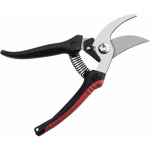 ZEM SÉCATEUR PROFESSIONNEL EN ALLIAGE D'ACIER CARBONE QUALITÉ SUPÉRIEURE LAME AIGUISÉE BYPASS SHEARS-JO0001, NOIR ET ROUGE