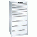 ARMOIRE BLANC PUR 717X725X1450 AVEC 10 TIR. 200KG - LISTA