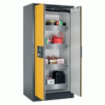 ARMOIRE SÉCURITÉ Q-PEGASUS-90 Q90.195.090.WDAC GRIS/JAUNE - ASECOS