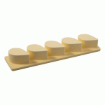 MULTIMOULE DÉMOULEUR POLYSTYRÈNE 5 LARMES 8.8X5.7 CM