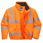 PORTWEST RT62 BLOUSON RESPIRANT HI-VIS DOUBLURE MESH ORANGE - TAILLE XL