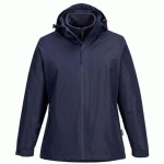 PORTWEST S574 VESTE 3 EN 1 POUR FEMMES MARINE - TAILLE L