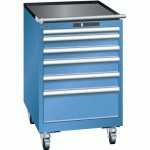 ARMOIRE BLEU CAP. 564X725X890 AVEC 6 TIR. 75KG _ 78.548.040 - LISTA