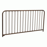 BARRIÈRE À BARREAUX 2 M - GALVA MARRON 8017 - PROCITY