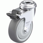 BLICKLE - ROULETTE PIVOTANTE À FREIN Ø 75MM BANDAGE CAOUTCHOUC TPE 75KG - LRA-TPA 75KF-FI
