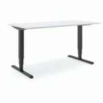 BUREAU RÉGLABLE EN HAUTEUR STEELFORCE PRO 400 - NOIR - GRIS - ACTIFORCE