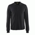 POLO MANCHES LONGUES NOIR TAILLE XXL - BLAKLADER