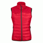 PRINTER EXPEDITION BODYWARMER FEMMES ROUGE - TAILLE M