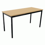 TABLE DE RÉUNION TREFF 140 X 60 HÊTRE / NOIR