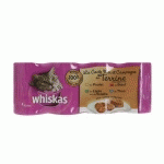 WHISKAS - TERRINE MER/CAMPAGNE - POUR CHAT - 4 BOITES DE 400G