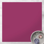 MICASIA - TAPIS EN VINYLE - ORCHID - CARRÉ 1:1 DIMENSION HXL: 40CM X 40CM