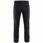 PANTALON DE TRAVAIL SERVICES STRETCH MARINE FONCÉ/NOIR TAILLE 44C - BLAKLADER