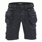 SHORT X1900 ARTISAN STRETCH 2D MARINE/NOIR TAILLE 38 - BLAKLADER