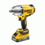 BOULONNEUSE SANS FIL DEWALT ½” XR 18 V 5 AH BRUSHLESS 1396 NM+ 2 BATTERIES + 1 CHARGEUR.