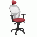 CHAISE JORQUERA EN MAILLE NOIRE AVEC APPUI-TÊTE FIXE ET ASSISE BALI - BURDEOS