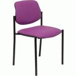 CHAISE VILLALGORDO EN SIMILICUIR - VIOLET - PIQUERAS Y CRESPO