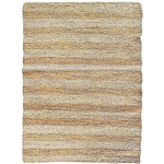 PRIVATEFLOOR - TAPIS RECTANGULAIRE EN JUTE - BOHO BALI - 100X120 CM - GHANA NATUREL - JUTE - NATUREL