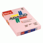 PAPIER A3 COULEUR ROSE 80 G REY ADAGIO COULEURS PASTEL - RAMETTES DE 500 FEUILLES