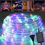 SWANEW - TUBE LUMINEUX LED CHAÎNE DE LUMIÈRE EXTÉRIEURE MARIAGE ÉLECTRIQUE IP44 JARDIN 20M RGB - RGB