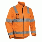 VESTE SOFTSHELL HAUTE VISIBILITÉ ORANGE TAILLE S - BLAKLADER