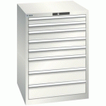 ARMOIRE BLANC GRIS 717X725X1000 AVEC 8 TIR. 200KG - LISTA