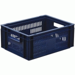 BAC GERBABLE NORME EUROPE 15 L PAROIS AJOURÉES FOND AJOURÉ 400X300X170 - MANUTAN EXPERT