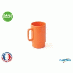 MUG MELAMINE ORANGE 30CL DIAM 7,5 - 10 CM