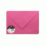 PAQUET DE 20 ENVELOPPES POLLEN 162X229MM 120G/M² - ROSE FUCHSIA - LOT DE 3