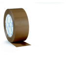 RUBAN ADHESIF D'EMBALLAGE RESISTANT RAJA - EN PVC SILENCIEUX 32 MICRONS 50 MM X 100 M - HAVANE  - LOT DE 36