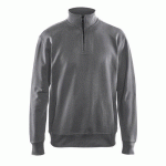 SWEAT COL CAMIONNEUR GRIS TAILLE 4XL - BLAKLADER