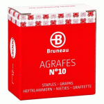 AGRAFE BRUNEAU N°10 GALVANISÉE – BOÎTE DE 5000
