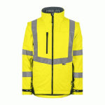 BLOUSON SOFTSHELL HIMALYA JAUNE/MARINE 3XL - T2S