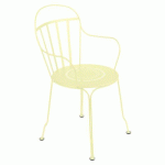 FAUTEUIL LOUVRE CITRON GIVRÉ - FERMOB
